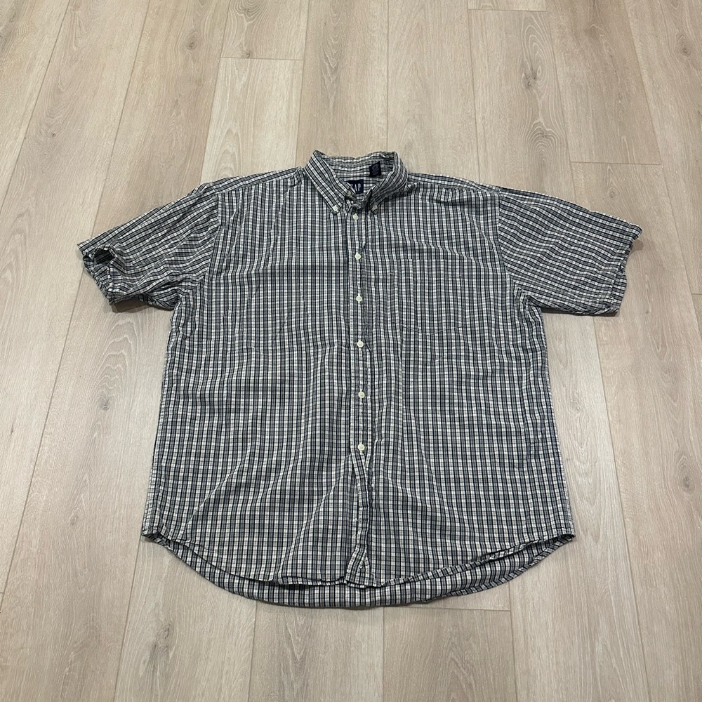 Vintage GAP plaid button up shirt size L